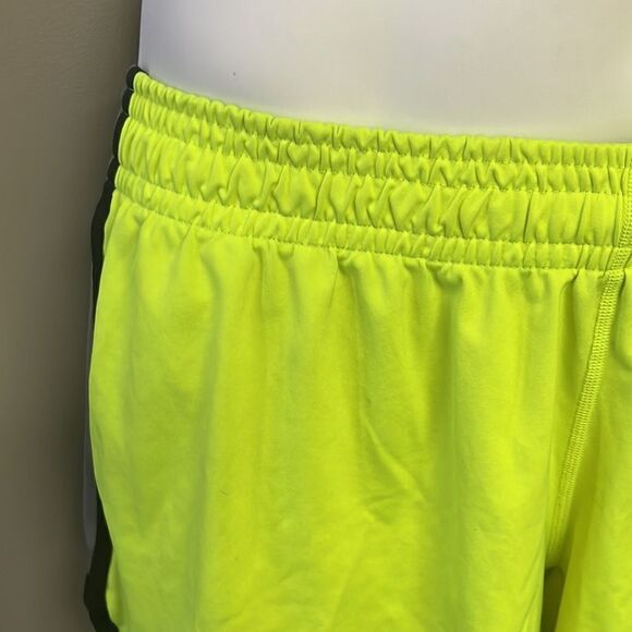 Nike Women’s Dri-Fit Neon Yellow Shorts w/ Elastic Band and Drawstring- Large - Picture 5 of 14